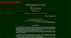 Desktop Screenshot of calisia.pianina.pl