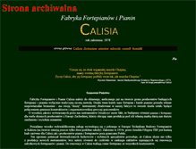 Tablet Screenshot of calisia.pianina.pl
